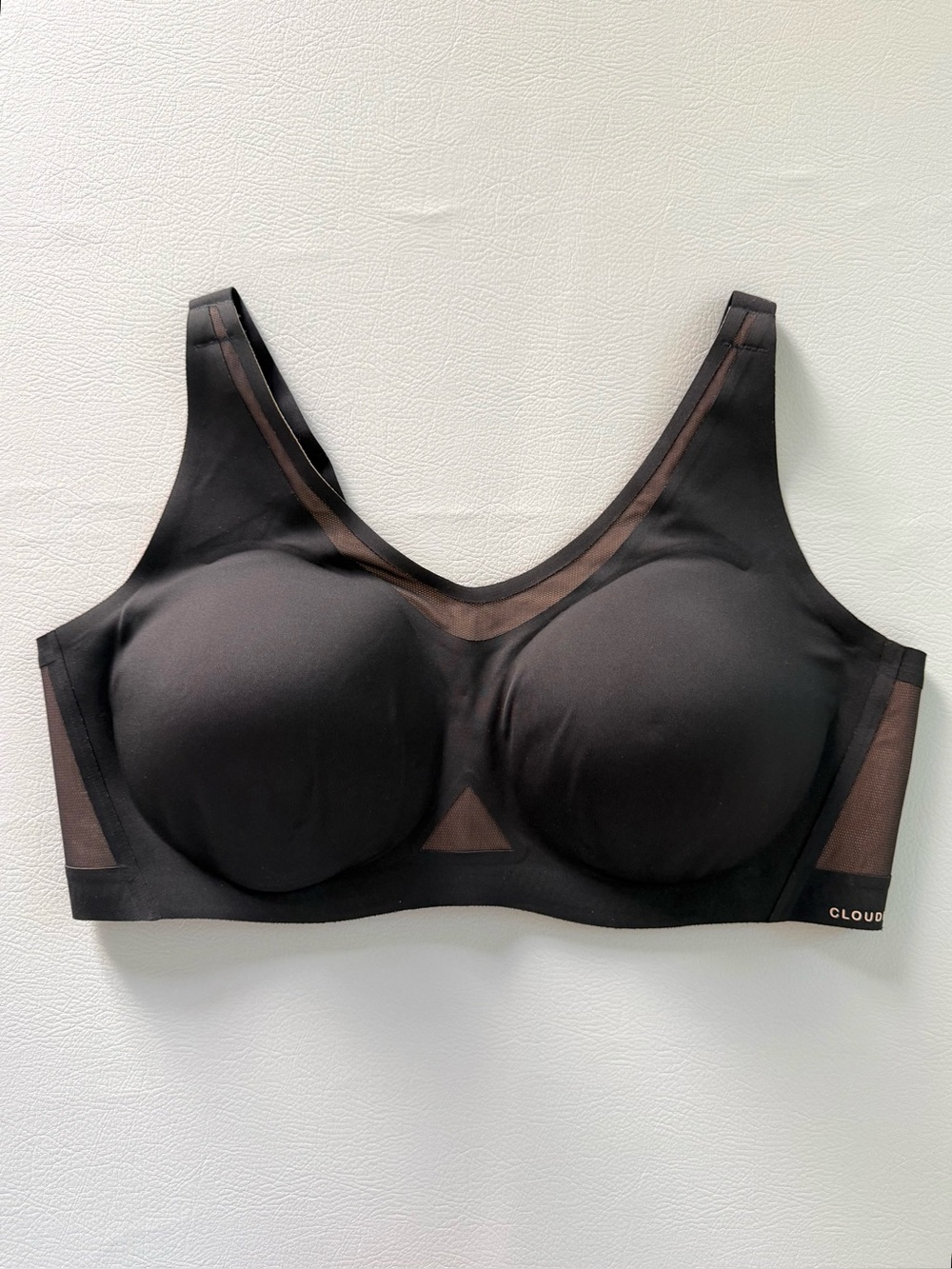 Honeylove CrossFlex Activity Sports Bra Runway Black Tan Size 2X+ Removable Cups